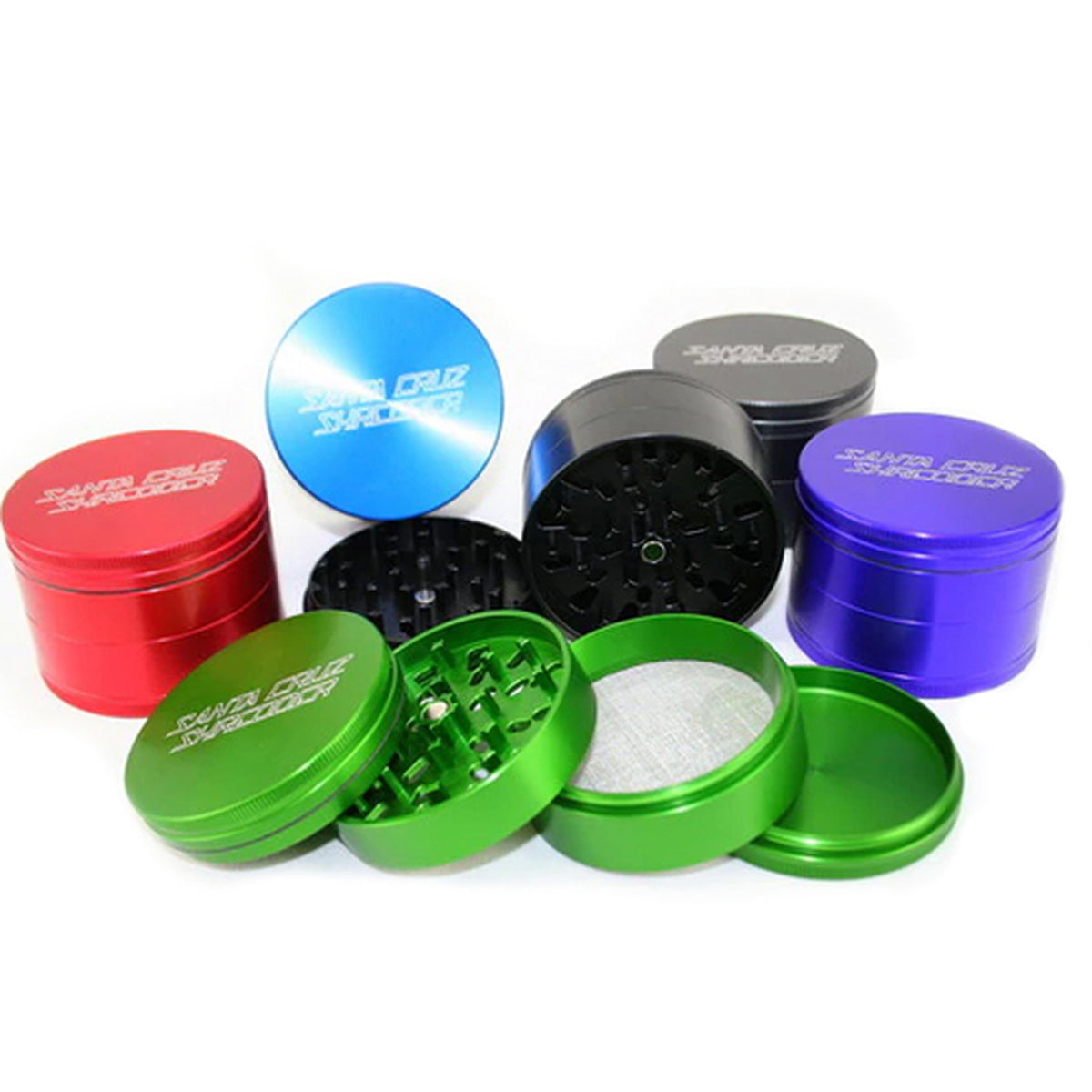 Santa Cruz Shredder - Cookies 4-Piece Grinder – The VapeLife Store