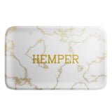 HEMPER  - Luxe White Marble Rolling Tray