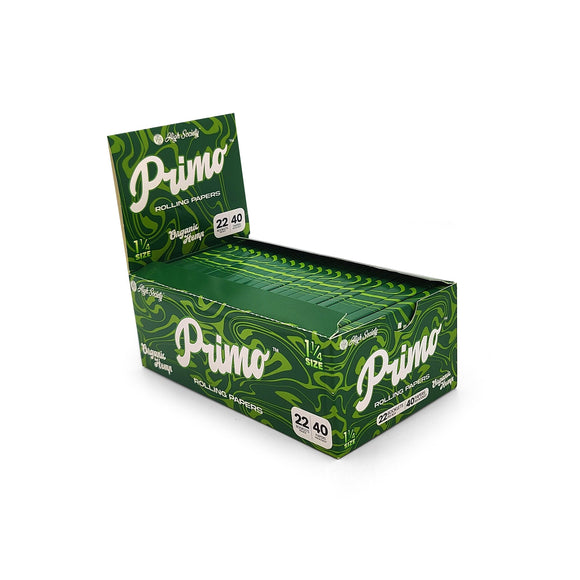 High Society - Primo Organic Hemp Rolling Papers w/ Crutches - 1.25