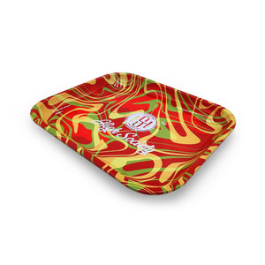 High Society | Large Rolling Tray - Rasta