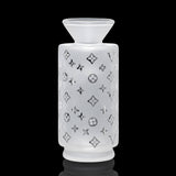 CLEAR & SANDBLASTED GLASS TOP