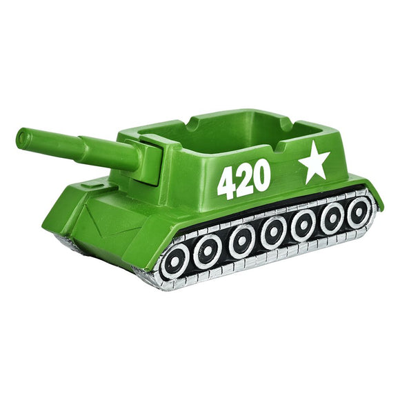 Tank Ceramic Ashtray - 4.25