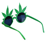 10PC SET - 420 Hemp Leaf Glasses