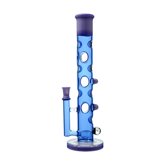 COLORED HOLED STRAIGHT TUBE WATER PIPE