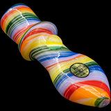 "Rainbow Tornado" Chillum Pipe
