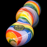"Rainbow Tornado" Chillum Pipe