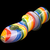 "Rainbow Tornado" Chillum Pipe
