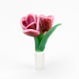 Strawberry Cream Tulip Bowl Piece