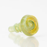 Empire Glasswork's PuffCo Peak Pro 3D XL Chamber Glass Joystick Cap - Algae