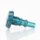 Empire Glasswork's PuffCo Peak Pro 3D XL Chamber Glass Joystick Cap - Blue Lagoon