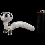 "Black Daisy" White Fritted Sitting Sherlock