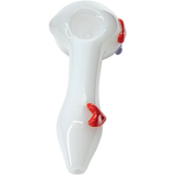 "Drooping Hearts" Solid White Drooper Spoon