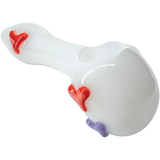 "Drooping Hearts" Solid White Drooper Spoon