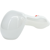 "Drooping Hearts" Solid White Drooper Spoon