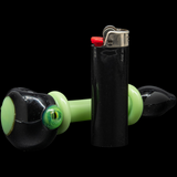 "Ray Gun" Green Slime Glass Spoon