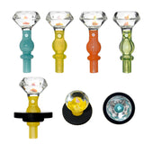 DIAMOND FACET OPAL JOYSTICK CARB CAP FOR DR.DABBER SWITCH 2