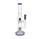 High Society | Gemini Premium Wig Wag Waterpipe (Blue)