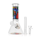 Ritual Smoke - Atomic Pop 8" Glass Beaker - Distortion