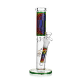 Ritual Smoke - Prism 10" Glass Straight Tube - Emerald