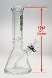 TAG - 12" Beaker 50x9MM - 18/14MM Downstem (4.00")