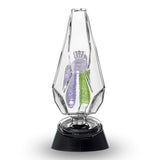 FANCY HEXAGON GUMMY PERC GLASS ATTACHMENT FOR PUFFCO OG & PEAK