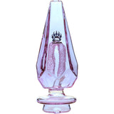 FULLY COLORED FANCY HEXAGON GUMMY PERC GLASS ATTACHMENT ENCASED WITH OPAL FOR PUFFCO OG&PEAK