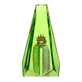 FULLY COLORED FANCY HEXAGON GUMMY PERC GLASS ATTACHMENT ENCASED WITH OPAL FOR PUFFCO OG&PEAK