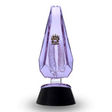 FULLY COLORED FANCY HEXAGON GUMMY PERC GLASS ATTACHMENT ENCASED WITH OPAL FOR PUFFCO OG&PEAK