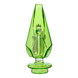 FULLY COLORED FANCY HEXAGON GUMMY PERC GLASS ATTACHMENT ENCASED WITH OPAL FOR PUFFCO OG&PEAK