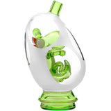 Glassic Frosted Dino Egg Puffco Peak Glass Attachment