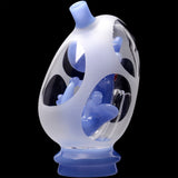 Glassic Frosted Dino Egg Puffco Peak Glass Attachment