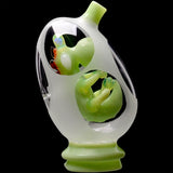 Glassic Frosted Dino Egg Puffco Peak Glass Attachment