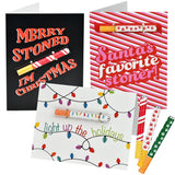 KushKards One Hitter Holiday Greeting Card