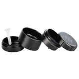 Stache Products TINY Grynder w/ Storage Top - 39mm / 4pc / BlackStache Products TINY Grynder w/ Storage Top | 4pc | 1.5"