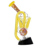 HEADY QUAD RECYCLER WIGWAG PUFFCO PEAK OG & PRO GLASS ATTACHMENT ENCASED WITH OPAL