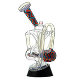 HEADY QUAD RECYCLER WIGWAG PUFFCO PEAK OG & PRO GLASS ATTACHMENT ENCASED WITH OPAL