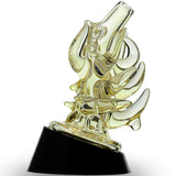 HEADY HORN STYLE DRY TOP GLASS ATTACHMENT FOR PUFFCO OG&PEAK