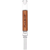 Pulsar Quartz & Rosewood Deco Dab Straw - 5.75"