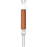 Pulsar Quartz & Rosewood Deco Dab Straw - 5.75"
