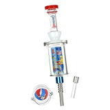 Grateful Dead x Pulsar Inside Print Vapor Vessel & SYF Dab Dish - 9.25" / Deadhead Dorm