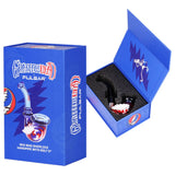 Grateful Dead x Pulsar Bolt Handle Wig Wag Glass Sherlock Pipe - 5"