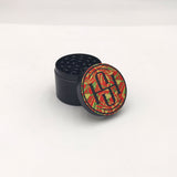 High Society - 4 PC 63mm Ceramic Teflon Coated Grinder - Rasta