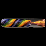 "Twisted Rainbow" Fumed Glass Chillum