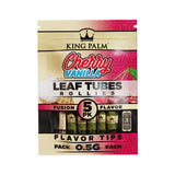 King Palm Hand Rolled Leaf | 5pk | Rollie | Cherry Vanilla | 15pc Display