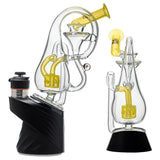 KLEIN DROP BOTTLE PUFFCO OG & PEAK GLASS ATTACHMENT WITH ENCASED OPAL