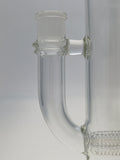 TAG - 8.25" Super Slit Gridded Triple Inline Ash Catcher w/ Recycling E.C. 50x5MM (18MM Male to 18MM Female)
