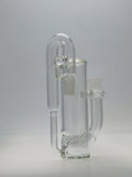 TAG - 8.25" Super Slit Gridded Triple Inline Ash Catcher w/ Recycling E.C. 50x5MM (18MM Male to 18MM Female)