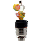 Rupert's Drop Dino Puffco Peak Glass Ball Cap