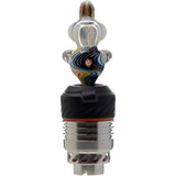 Rupert's Drop Dino Puffco Peak Glass Ball Cap