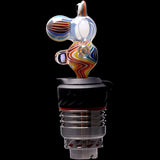 Rupert's Drop Dino Puffco Peak Glass Ball Cap